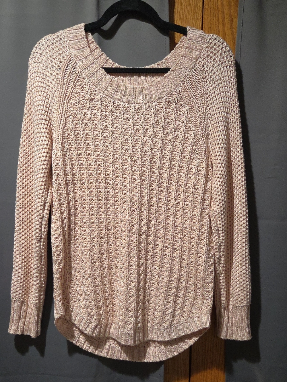 Women's calvin klein Baby Pink Knit Sweater